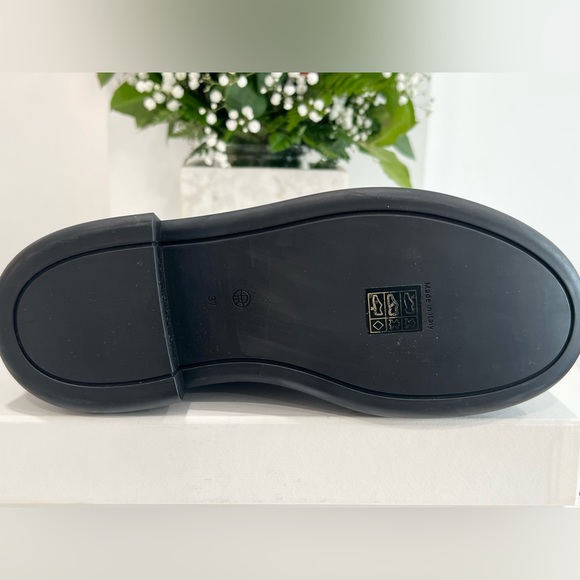 The Row Zippered Platform Leather Combat Boots - Picture 8 of 15